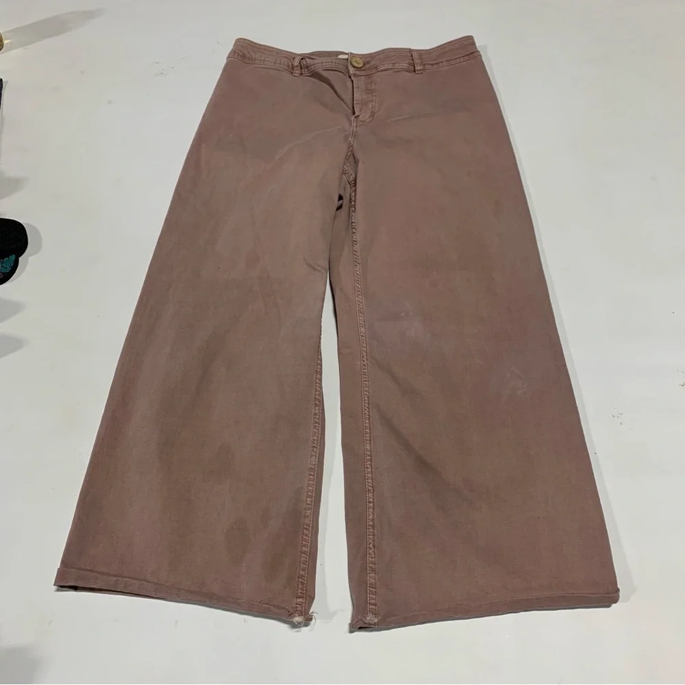 Charlie B - Mauve‎ Wide leg Barrel Pant Women's Jeans Jeggings